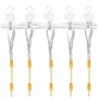 Kép 5/7 - 300 micro LED-es USB-s beltéri fényfüggöny, 8 világítási móddal, távirányítóval, hideg fehér, 3 x 3 m, IP65, HT