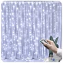 Kép 4/7 - 300 micro LED-es USB-s beltéri fényfüggöny, 8 világítási móddal, távirányítóval, hideg fehér, 3 x 3 m, IP65, HT