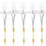 Kép 5/9 - 200 micro LED-es USB-s beltéri fényfüggöny, 8 világítási móddal, távirányítóval, 2 x 2 m, Színes RGB, IP65, HT