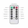 Kép 8/9 - 200 micro LED-es USB-s beltéri fényfüggöny, 8 világítási móddal, távirányítóval, 2 x 2 m, Színes RGB, IP65, HT