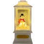 Kép 2/3 - Nagyméretű zenélő és havazó  LED-es dekor mécses, 23 x 9 cm, fehér
