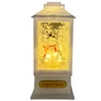 Kép 3/3 - Nagyméretű zenélő és havazó  LED-es dekor mécses, 23 x 9 cm, fehér