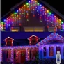 Kép 5/9 - 6 m-es 172 DIGITAL LED-es jégcsap kültéri-beltéri fényfüzér, hálózati, ragyogó állítható RGB színek, távirányítós, IP44
