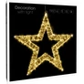 Kép 1/8 - Nagyméretű 960 micro LED-es karácsonyi időzíthető csillag dekor, 38 cm, hálózati adapteres, IP44