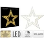 Kép 8/9 - Nagyméretű 1440 micro LED-es karácsonyi időzíthető csillag dekor, 50 cm, hálózati adapteres, IP44