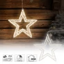 Kép 4/9 - Nagyméretű 1440 micro LED-es karácsonyi időzíthető csillag dekor, 50 cm, hálózati adapteres, IP44