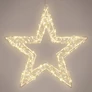 Kép 5/9 - Nagyméretű 1440 micro LED-es karácsonyi időzíthető csillag dekor, 50 cm, hálózati adapteres, IP44