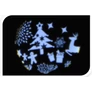 Kép 4/6 - Kültéri 3D LED forgó projektor, különféle mintával, 6W LED, 5m kábellel, IP44