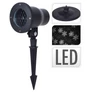 Kép 2/5 - Kültéri 3D LED forgó projektor, Hóesés mintával, 6W LED, 5m kábellel