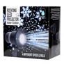 Kép 5/5 - Kültéri 3D LED forgó projektor, Hóesés mintával, 6W LED, 5m kábellel