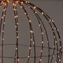 Kép 3/8 - Nagyméretű XXL 320 LED-es karácsonyi időzíthető 6/18 óra, gömb dekor, 50 cm, IP44, meleg fehér 