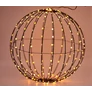 Kép 4/8 - Nagyméretű XXL 320 LED-es karácsonyi időzíthető 6/18 óra, gömb dekor, 50 cm, IP44, meleg fehér 