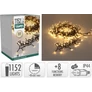 Kép 6/11 - 14,9 m-es 1152 LED-es sűrű BOA fényfüzér, hálózati adapteres, meleg fehér, 8 világítási mód, időzíthető, IP44