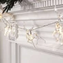 Kép 3/9 - Karácsonyi dekor fényfüzér- rénszarvas, elemes, 10 LED-es, 14 x 11 cm 