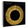 Kép 1/10 - Nagyméretű 480 micro LED-es karácsonyi időzíthető Gyűrű dekor, 38 cm, hálózati adapteres, IP44