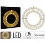 Kép 7/10 - Nagyméretű 480 micro LED-es karácsonyi időzíthető Gyűrű dekor, 38 cm, hálózati adapteres, IP44