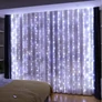 Kép 4/5 - 300 micro LED-es hálózati ADAPTERES fényfüggöny, 8 világítási mód, távirányító, hideg fehér