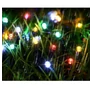 Kép 3/6 - 16 m-es 800 LED-es BOA fényfüzér, hybrid tölthető-napelemes, színes RGB, 13 világítási mód, időzíthető, távvezérlővel