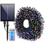 Kép 3/7 - 5,6 m-es 768 LED-es sűrű BOA fényfüzér, hybrid tölthető-napelemes, színes RGB, 8 világítási mód, időzíthető, távvezérlővel