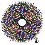 Kép 2/7 - 5,6 m-es 768 LED-es sűrű BOA fényfüzér, hybrid tölthető-napelemes, színes RGB, 8 világítási mód, időzíthető, távvezérlővel