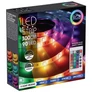 Kép 1/7 - 3 m-es 90 RGB LED-es SMD5050 szalag, hálózati adapterrel, távirányítóval, színes, IP44