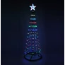 Kép 1/6 - 150 cm magas 154 Digitális RGB LED-es, színváltós karácsonyfa 
