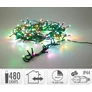 Kép 4/6 - 240 zöld, kék, narancs, és pink Macaron LED-es kültéri-beltéri dekor fényfüzér, hálózati adapteres, időzíthető 6/18 órás, 8 féle fényjátékkal, 18 m, IP44