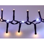 Kép 3/10 - Waterfall-Vízesés fényjáték 1060 LED-es BOA fényfüzér, kültéri-beltéri hálózati, időzíthető 6/18 órás, Hideg-Meleg fehér, 15 m, IP44