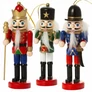 Kép 6/9 - Diótörő figura 3 db-os szett fa 12,5 cm figurás karácsonyfadísz