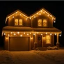 Kép 6/12 - 12 m-es 300 LED-es hálózati adapteres jégcsap hosszabbítható fényfüzér, fehér kábeles, meleg fehér csillogó LED effekttel, IP44