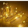 Kép 2/4 - 10 m-es 100 micro LED-es elemes fényfüzér, tündérfény, meleg fehér, HT
