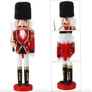 Kép 4/6 - Diótörő figura XL 30 cm, karácsonyi dísz, 1 db 