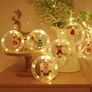 Kép 10/10 - 110 LED-es Kör- karácsonyi figurás USB-s fényfüggöny, meleg fehér, 2,7 méter széles, 8 világítási móddal, távirányítóval