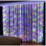 Kép 3/7 - 300 micro LED-es USB-s beltéri fényfüggöny, 8 világítási móddal, távirányítóval, 3 x 3 m, Színes RGB, ST