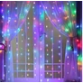 Kép 5/7 - 300 micro LED-es USB-s beltéri fényfüggöny, 8 világítási móddal, távirányítóval, 3 x 3 m, Színes RGB, ST