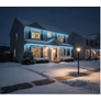 Kép 2/5 - Karácsonyi dekor 300 LED-es  jégcsap fényfüzér, hideg fehér, 15m, IP44 IZOXIS vaku, 8 mód 