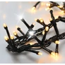 Kép 2/8 - 750 LED-es 15 m-es Karácsonyi kültéri-beltéri fényfüzér, hálózati adapteres, meleg fehér, IP44, időzíthető 6/18 órás, hideg fehér csillogó fényjátékkal 