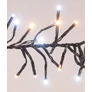 Kép 3/5 - 14,6 m-es 2016 LED-es extra sűrű BOA fényfüzér, hálózati adapteres, hideg-meleg fehér, 8 világítási mód, időzíthető 6/18 órás, IP44