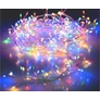 Kép 1/6 - 200 LED-es sűrű Cluster fényfüzér, elemes, RGB színes 6/18 órás időzíthető, 8 világítási móddal