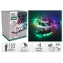 Kép 7/7 - 14,9 m-es 1152 LED-es sűrű BOA fényfüzér, hálózati adapteres, színes RGB,időzíthető 6/18 órás, 8 féle fényjátékkal, IP44