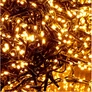 Kép 1/10 - 39 m-es 300 LED-es sűrű BOA fényfüzér, hálózati adapteres, meleg fehér, 8 világítási mód, időzíthető, IP44
