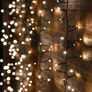Kép 4/9 - Waterfall-Vízesés fényjáték 1008 LED-es BOA fényfüggöny 200 x 150 cm, kültéri-beltéri hálózati, időzíthető 6/18 órás, 15 féle fényjátékkal Meleg fehér, 15 m, IP44