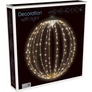 Kép 2/6 - Karácsonyi-adventi 240 extra meleg fehér LED-es gömb, 40 cm, IP44 hálózati adapteres, időzíthető 8/16 órás, 5+1 féle csillogó fényjátékkal