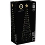 Kép 6/6 - 210 cm magas 370 Digitális meleg fehér LED-es, karácsonyfa, fényjátékkal, show lights effektekkel, 10 LED-es csillag csúcsdísszel