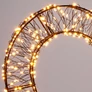 Kép 2/6 - Karácsonyi-adventi XL 500 extra meleg fehér LED-es Szív ajtódísz, 38 x 36 cm, IP44 hálózati adapteres, időzíthető 8/16 órás