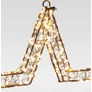 Kép 3/7 - Karácsonyi-adventi XXL 800 extra meleg fehér micro LED-es csillag ajtódísz, 36 cm, IP44 hálózati adapteres, időzíthető 8/16 órás, 5+1 féle csillogó fényjátékkal