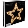 Kép 2/7 - Karácsonyi-adventi XXL 800 extra meleg fehér micro LED-es csillag ajtódísz, 36 cm, IP44 hálózati adapteres, időzíthető 8/16 órás, 5+1 féle csillogó fényjátékkal