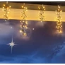 Kép 2/9 - 1032 LED-es hálózati adapteres Cluster jégcsap fényfüzér, időzíthető 6/18 órás, extra meleg fehér-csillogó meleg fehér effekttel, IP44, 7 m-es 