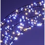 Kép 2/11 - Karácsonyi-adventi 480 hideg-meleg fehér micro LED-es koszorú ajtódísz, 38 cm, IP44 hálózati adapteres, időzíthető 8/16 órás, csillogó fényjátékkal, fényerő szabályzással