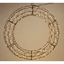 Kép 1/11 - Karácsonyi-adventi 480 meleg fehér és extra meleg fehér micro LED-es koszorú ajtódísz, 38 cm, IP44 hálózati adapteres, időzíthető 8/16 órás, csillogó fényjátékkal, fényerő szabályzással